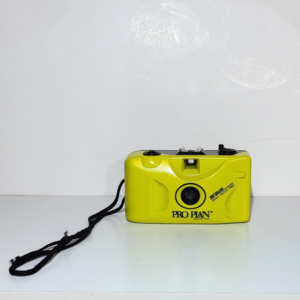 Argus 35mm Focus Free Camera Purina Pro Plan Promo Point and Shoot Yellow - Picture 2 of 8